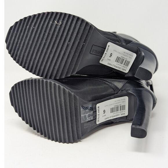 Karl Lagerfeld Paris Blayze Booties Black Size 6 - Picture 10 of 16